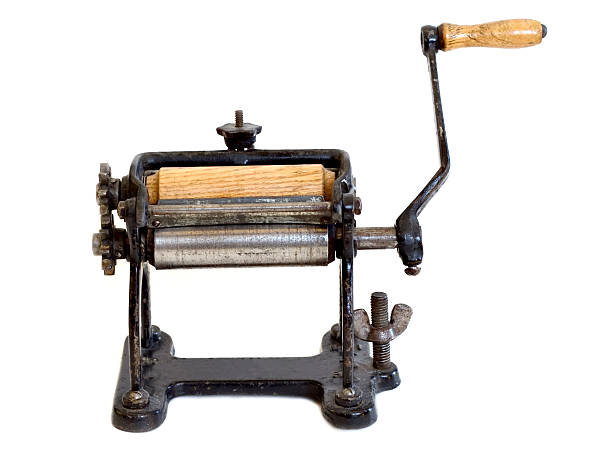 Antique Pasta Machine stock photo