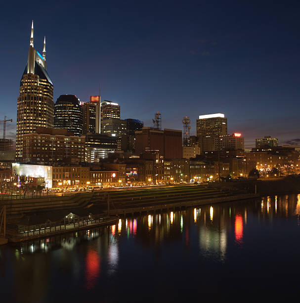 istock Nashville Night Cityscape 140475179