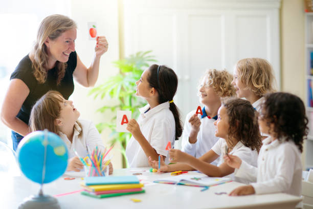 istock Kids back to school. Group of children. 1404754565