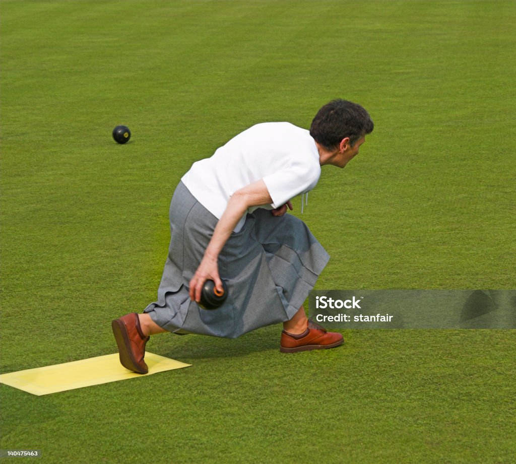 Lady Bowler 2 Lady bowler about to release her bowl Active Lifestyle Stock Photo