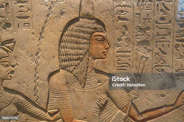 Egyptian Queen Stock Photo - Download Image Now - Hieroglyphics, Queen - Royal Person, Ancient