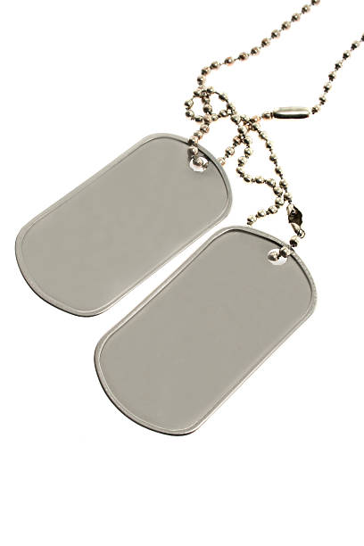 istock Dog tag isolated on a white background 140475750