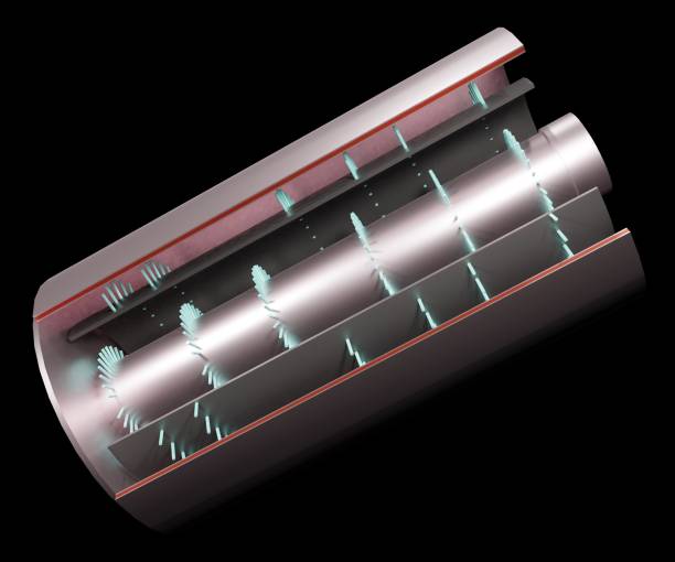 la batteria utilizza l'area dei nanofili di uno o entrambi i suoi elettrodi - electrode foto e immagini stock