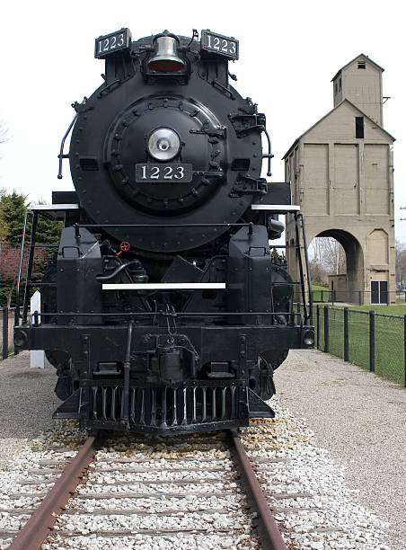 Kiev, Ukraine. October 25, 2022. Shunting tank-engine 9P at the Kiev Polytechnic Institute.