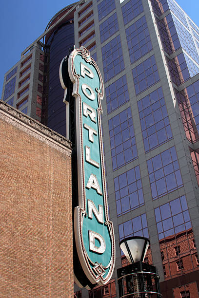 istock Famous downtown Portland Oregon Sign 140476424