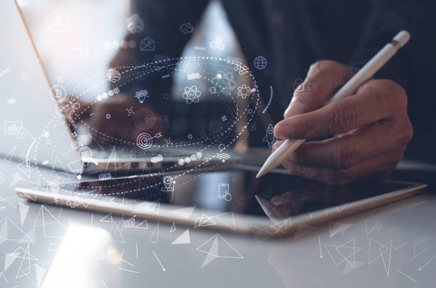 istock Ai Artificial Intelligence, Bi, Business intelligence, IoT Internet of Things, smart office concept. 1404766885