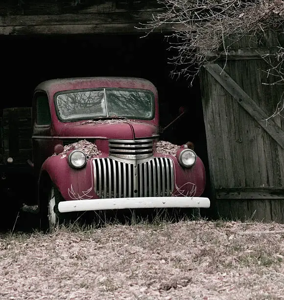 Old Chevy work truck. 