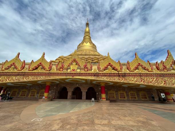 istock Front View of the Pagoda Bhayandar / Gorai 1404772625