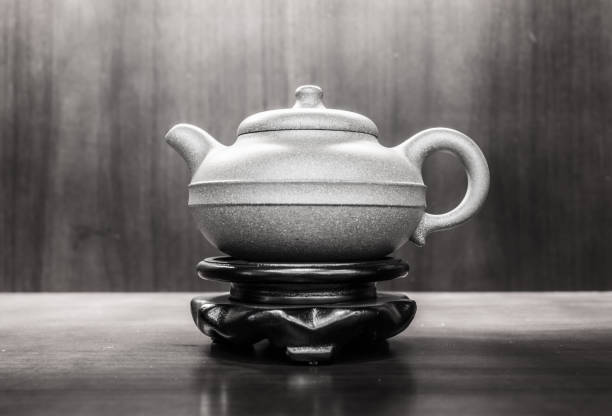 istock Chinese tea special teapot, purple clay teapot, fired from specific soil 1404774430