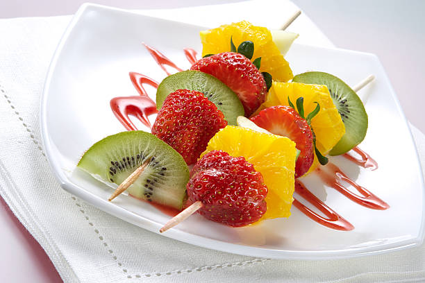 istock Fruit allsorts on skewers 140477537