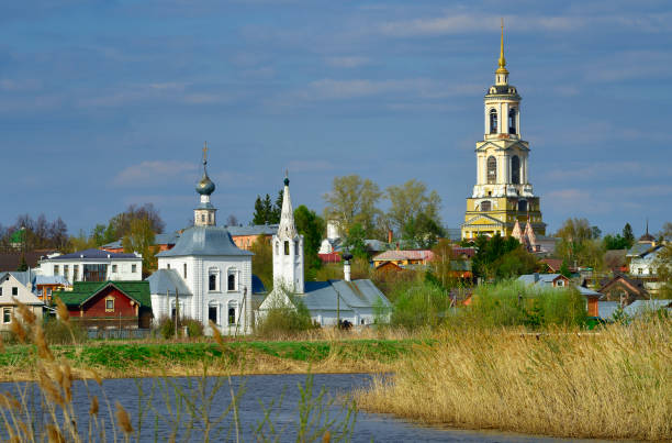 istock Panorama of Suzdal by the river 1404775436