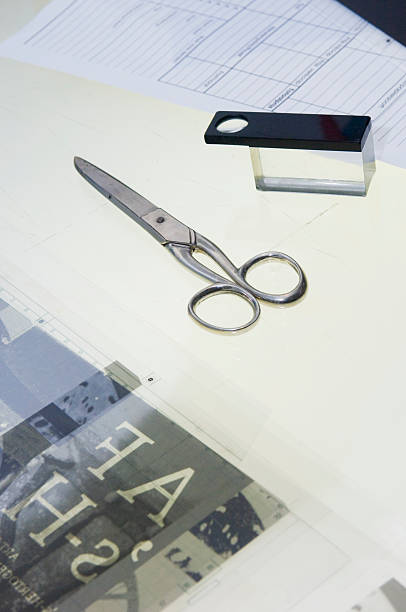 procesamiento para la impresión offset - loupe lightbox magnifying glass photography fotografías e imágenes de stock