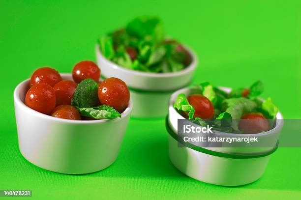 Tomato With Salad Stock Photo - Download Image Now - Appetizer, Beauty, Beauty In Nature