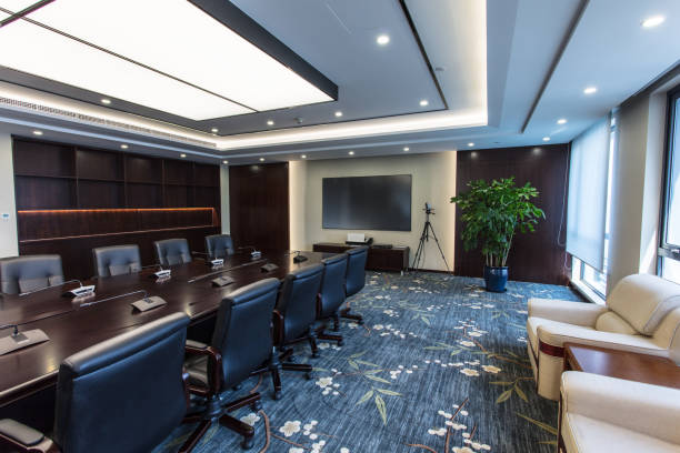 istock A corporate boardroom where all important meetings are held 1404783208