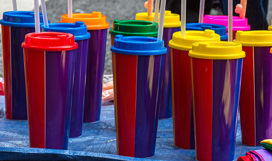 Commemorative Plastic Cups of Gay Pride