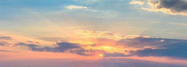 istock Reall sky background -  Sunset Sunrise sky 1404787381