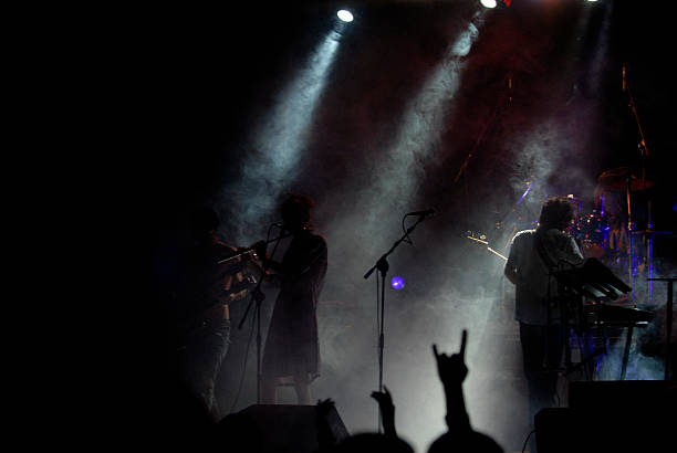 istock Fans hands before a scene at rock concert 140478999