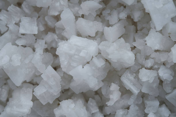 Top view Pile of salt
