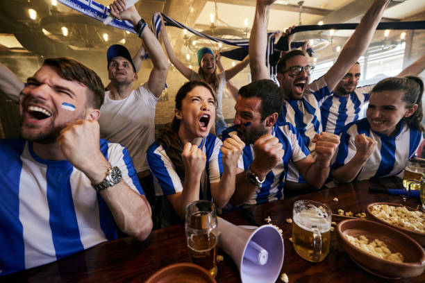 istock Yaaay, they have won the game! 1404798473