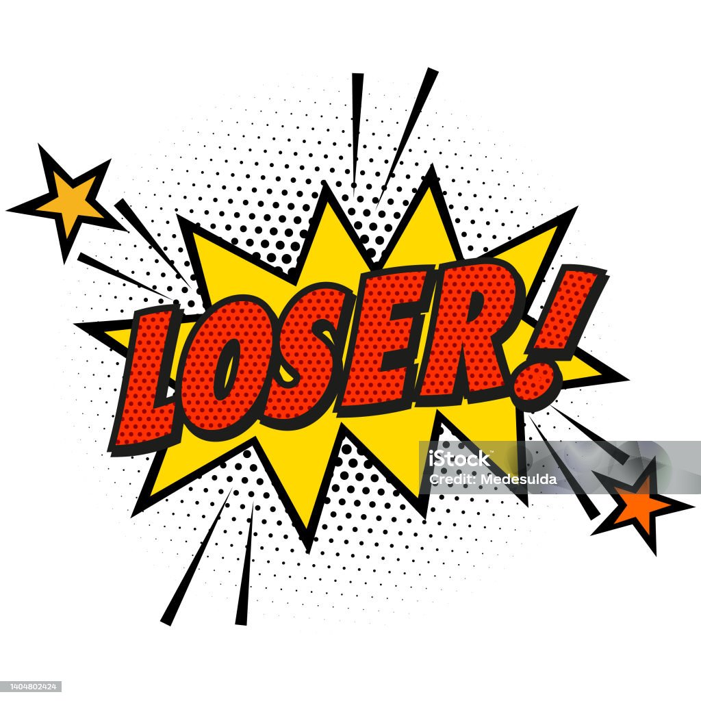Loser Shape Loser Stock Illustration - Download Image Now - Manga Style, Comic Book ...