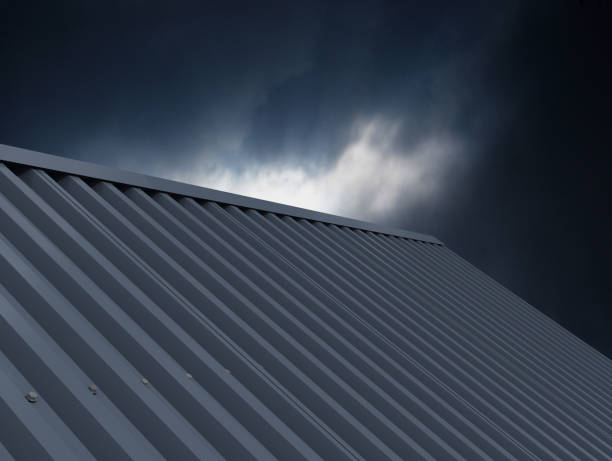 istock Metal-sheets-roof-20 1404803136