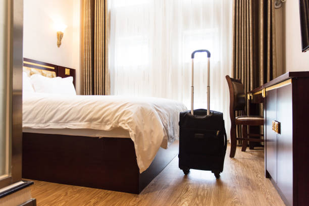 istock Beautiful modern hotel room 1404806319