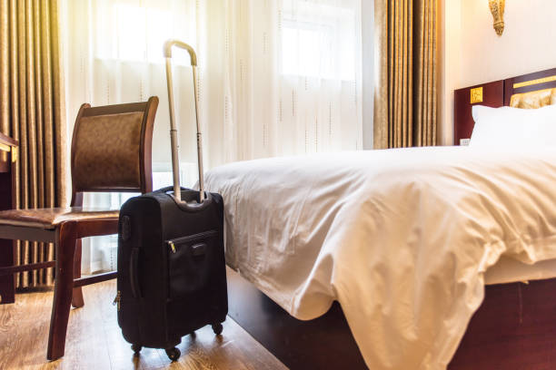 istock Beautiful modern hotel room 1404807199