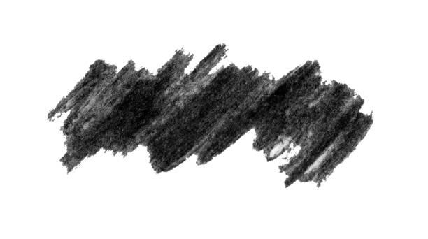 istock Black grunge coal crayon banners set background 1404811623