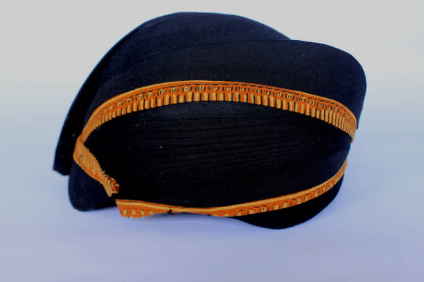 istock blangkon hitam or black blangkon a traditional hat Javanese men. isolated on white background 1404814116