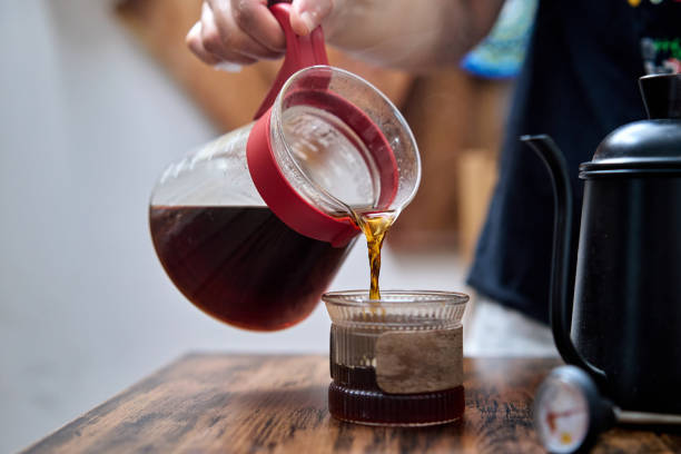istock making pour-ver coffee at home 1404818137