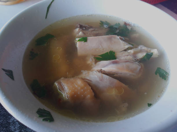 chicken soup klaten on bowl (chicken soup klaten)