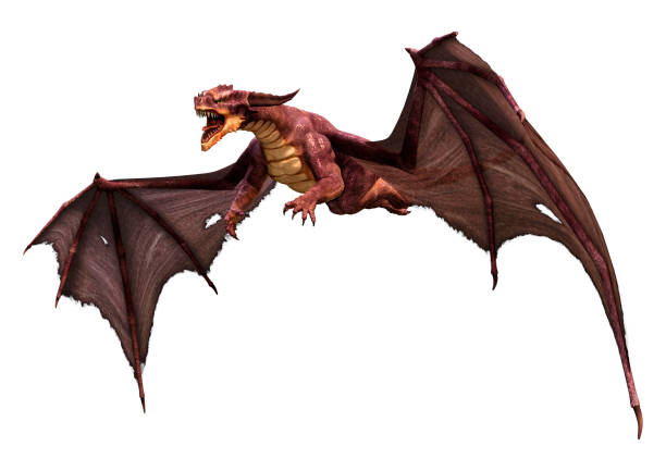 istock 3D Rendering Fairy Tale Dragon on White 1404831547