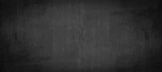 istock Black anthracite stone concrete texture background panorama banner 1404833215