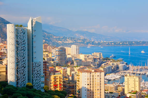 istock View of Monte Carlo, Bay and Harbour, Monaco 1404833507