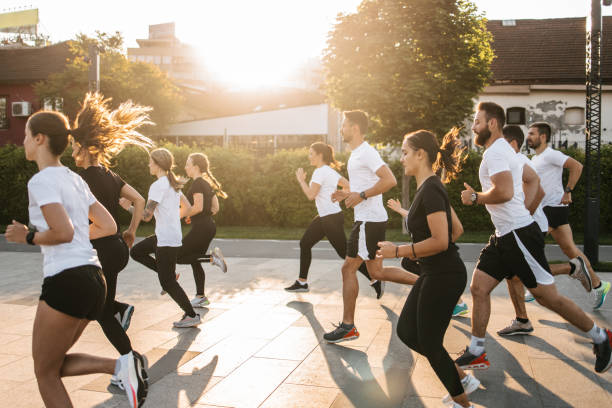 istock Group of people running 1404833836