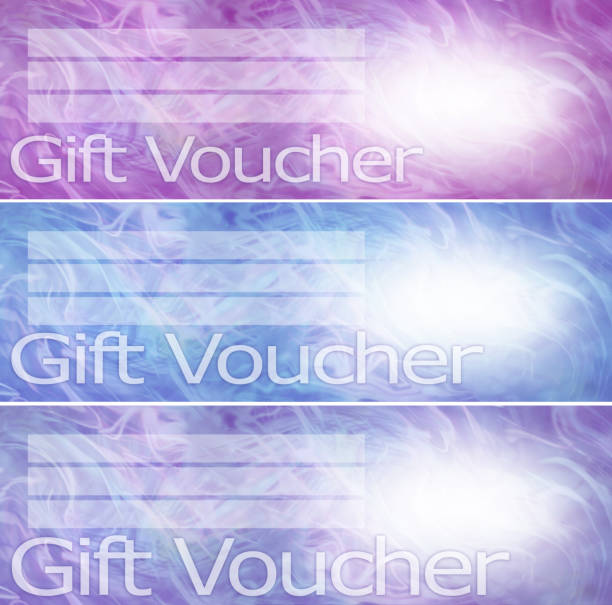 istock 3 x spiritual holistic Gift Voucher template 1404836194