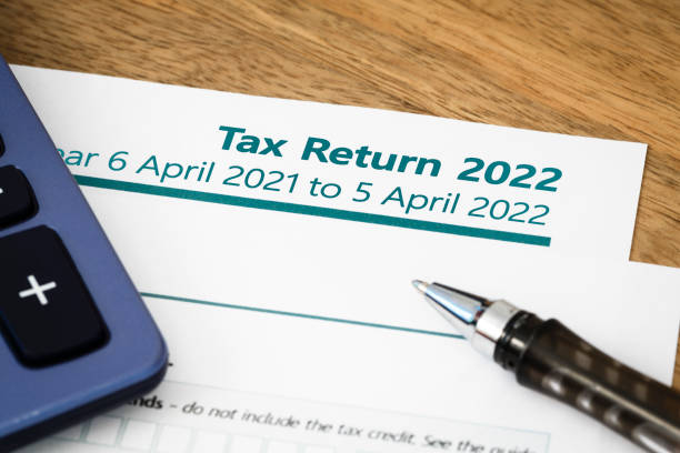 istock Tax return form UK 2022 1404845199
