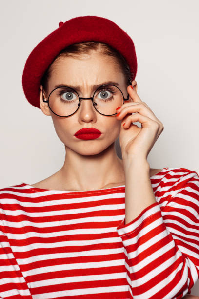 istock Beautiful emotional woman with bright make-up 1404846659