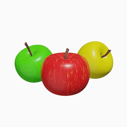 this is  a colour apple in the food