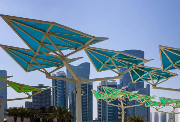 istock Al Reem Central park in Abu Dhabi 1404862781