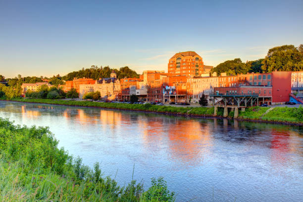 istock Augusta Maine along the Kennebec River 1404868135