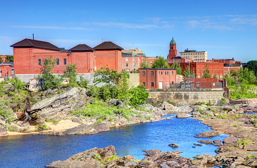 Lewiston is the second largest city in Maine and the most central city in Androscoggin County.