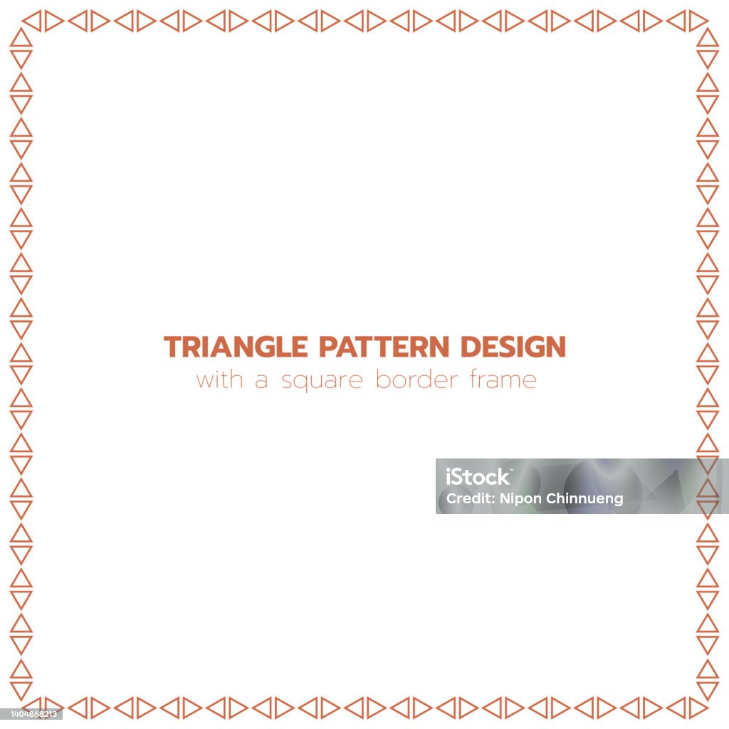 Triangle Border Rd Problems Triangle Pattern Design With A Square Border Frame Stock Illustration ...