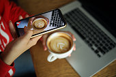 Mobile Photography, Social Media Content Creation, Modern Coffee Culture