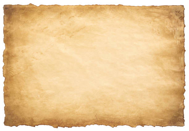 istock old parchment paper sheet vintage aged or texture isolated on white background 1404876726