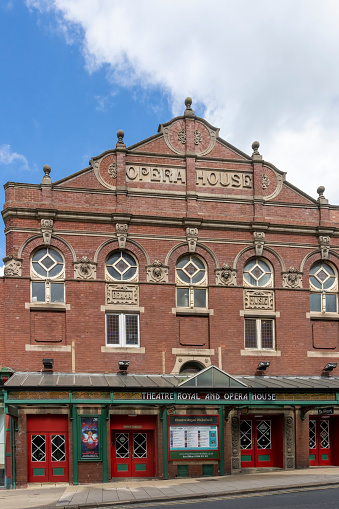 Wakefield Opera House.  This is in the centre of Wakefield, Yorkshire, England, UK.