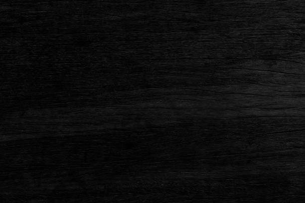 istock Black wooden wall painted texture for background. 1404886492