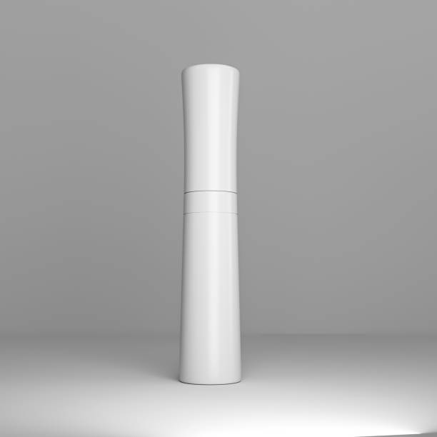 istock Mascara Tube Mockup Isolated on White Background. 3d Illustration 1404897732