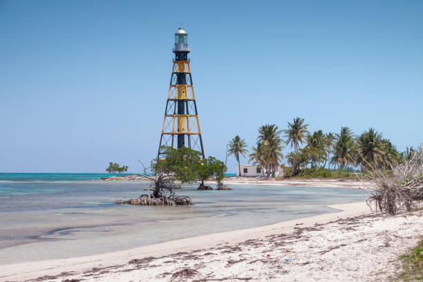 istock Lighthouse in Cayo Jutias, Cuba 1404900497