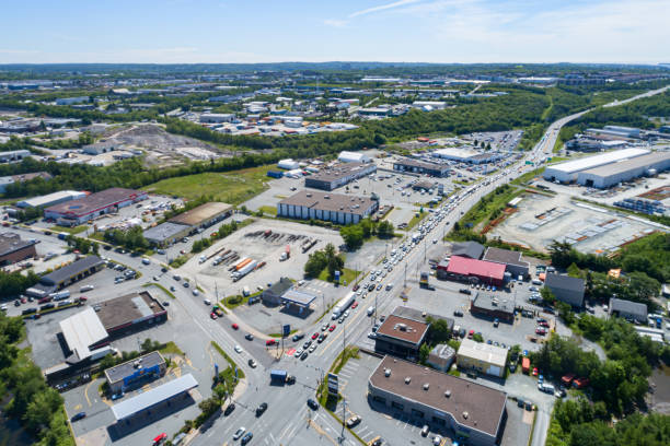 istock Aerial View of Industrial Park 1404900502